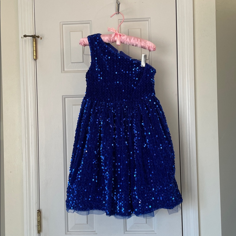 Grace Karin Royal Blue Sequin Dress
